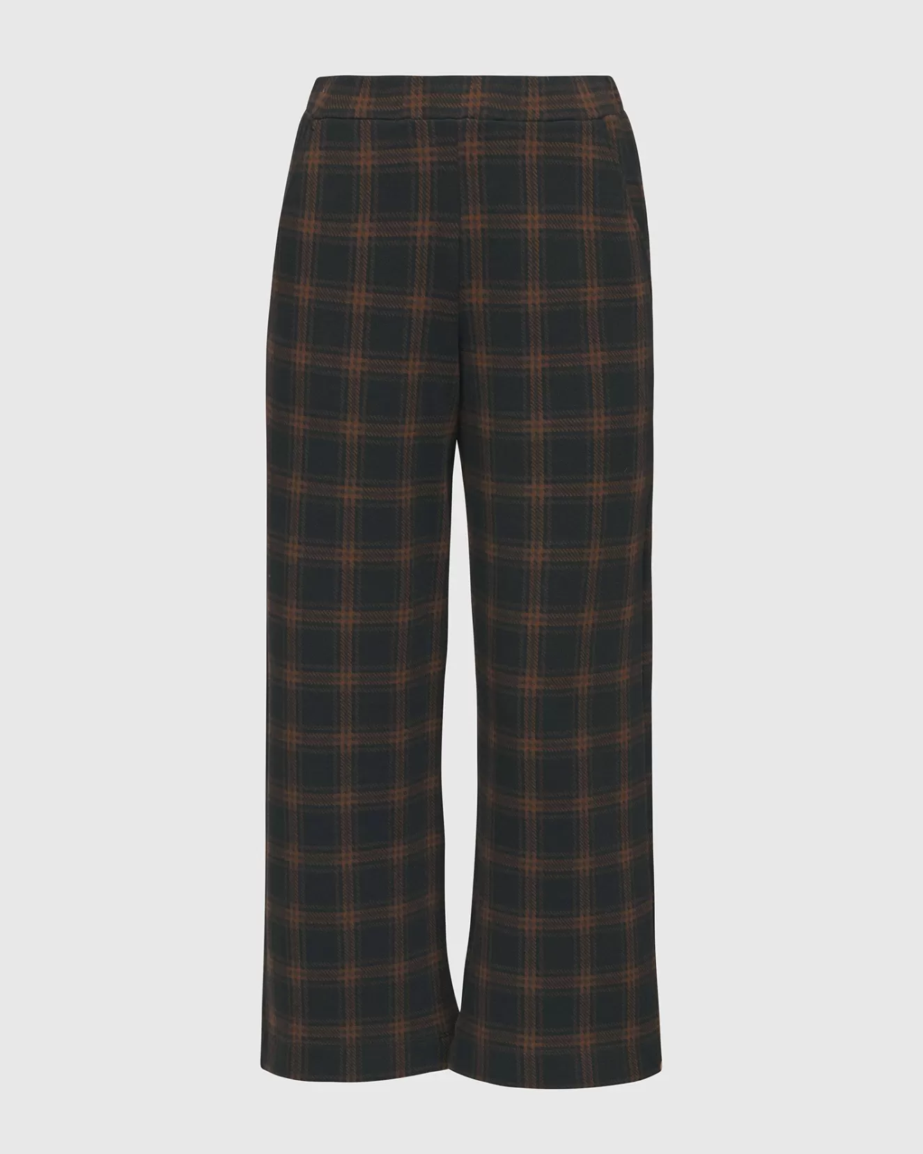 * Pants>Alembika. Ginger Plaid Pant. Chocolate