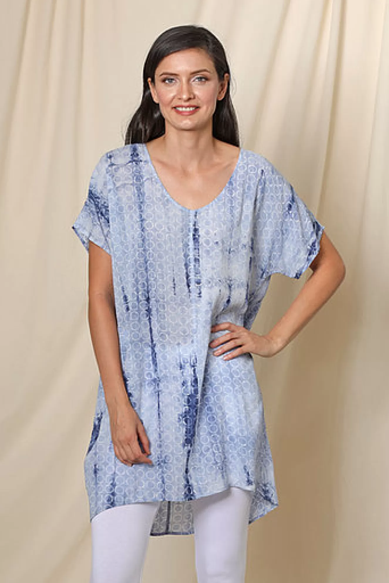 * Tunics>Chalet Et Ceci. Alani Tunic. Bluesky