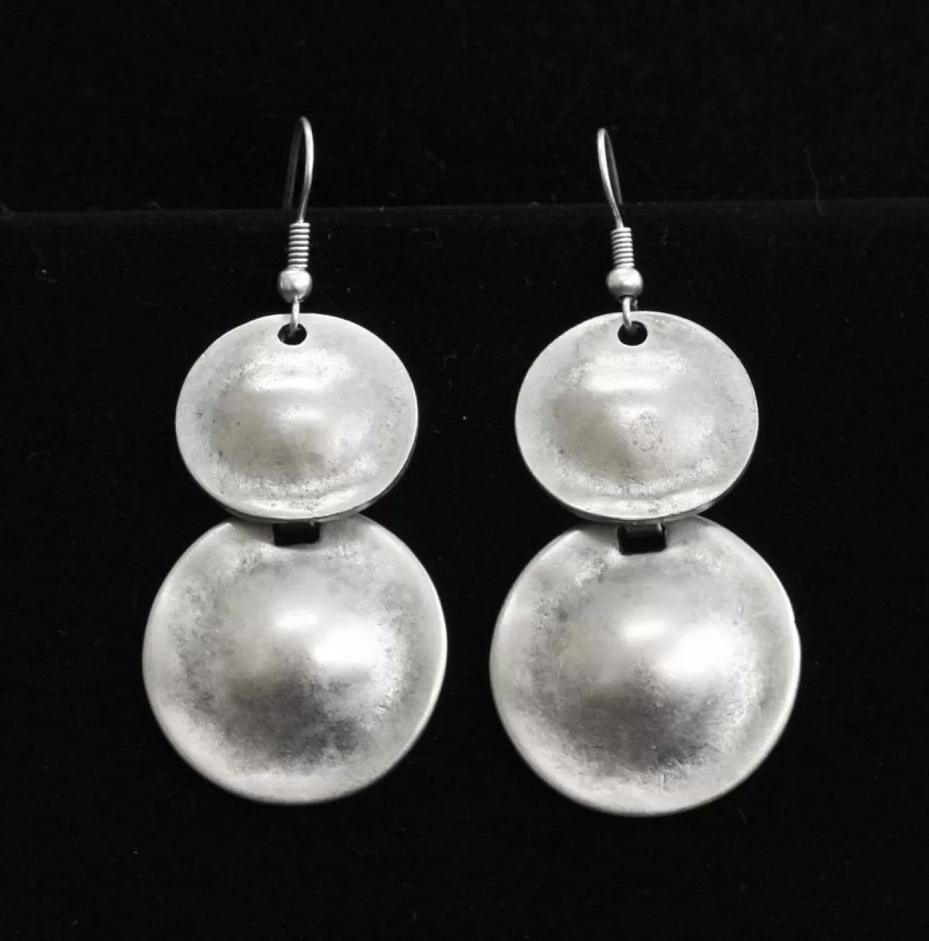 * Gifts>Chanour. Pewter Earrings. #5042.