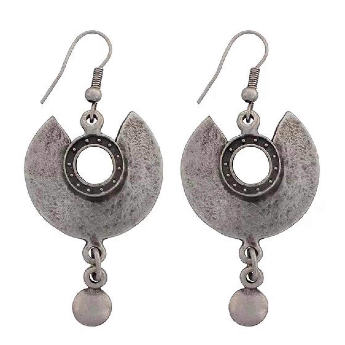 * Gifts>Chanour. Pewter Earrings. #Ne1229.