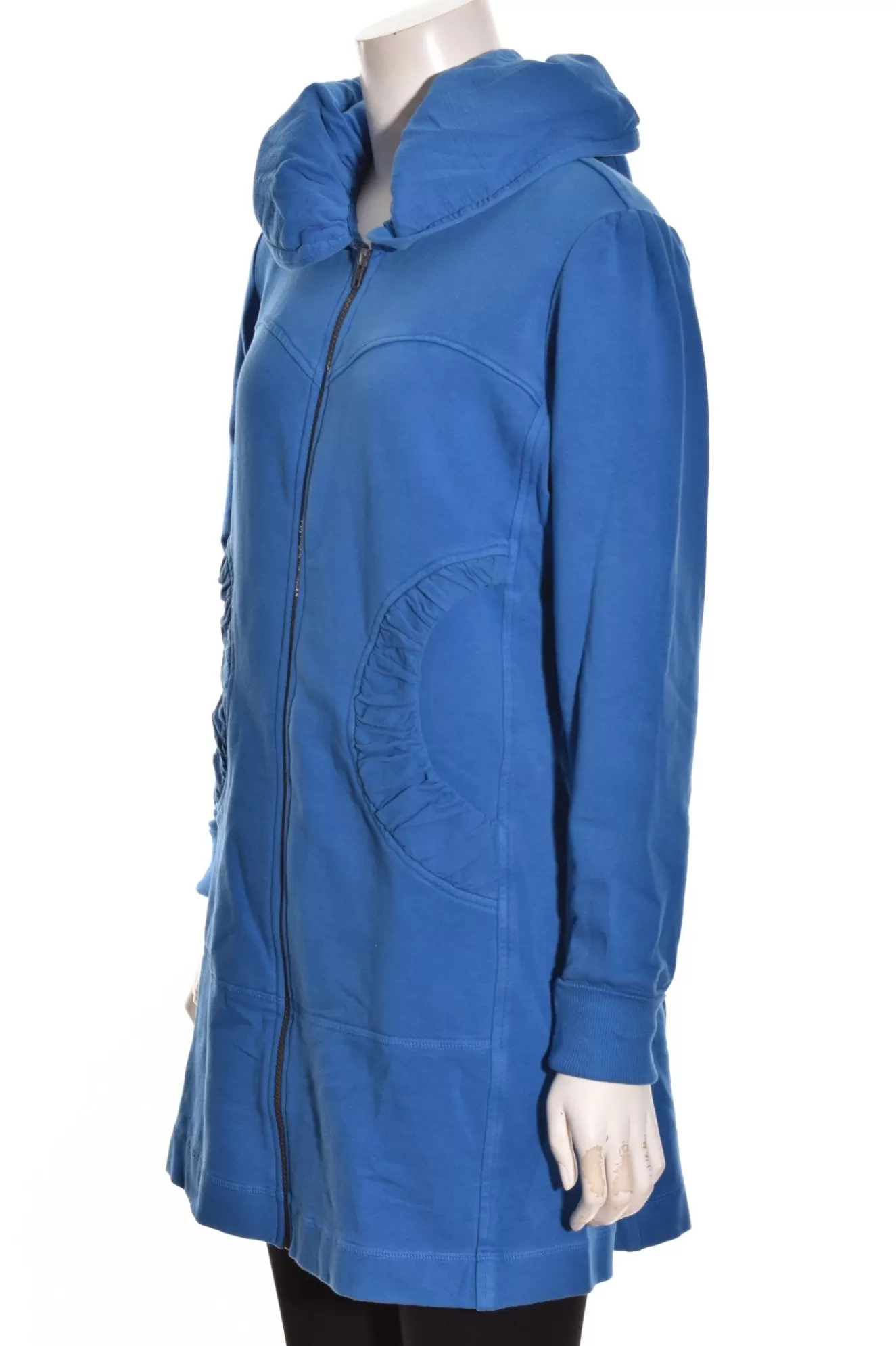 * Hoodie>Color Me Cotton. Zip Front Long Hoodie. Scandinavia