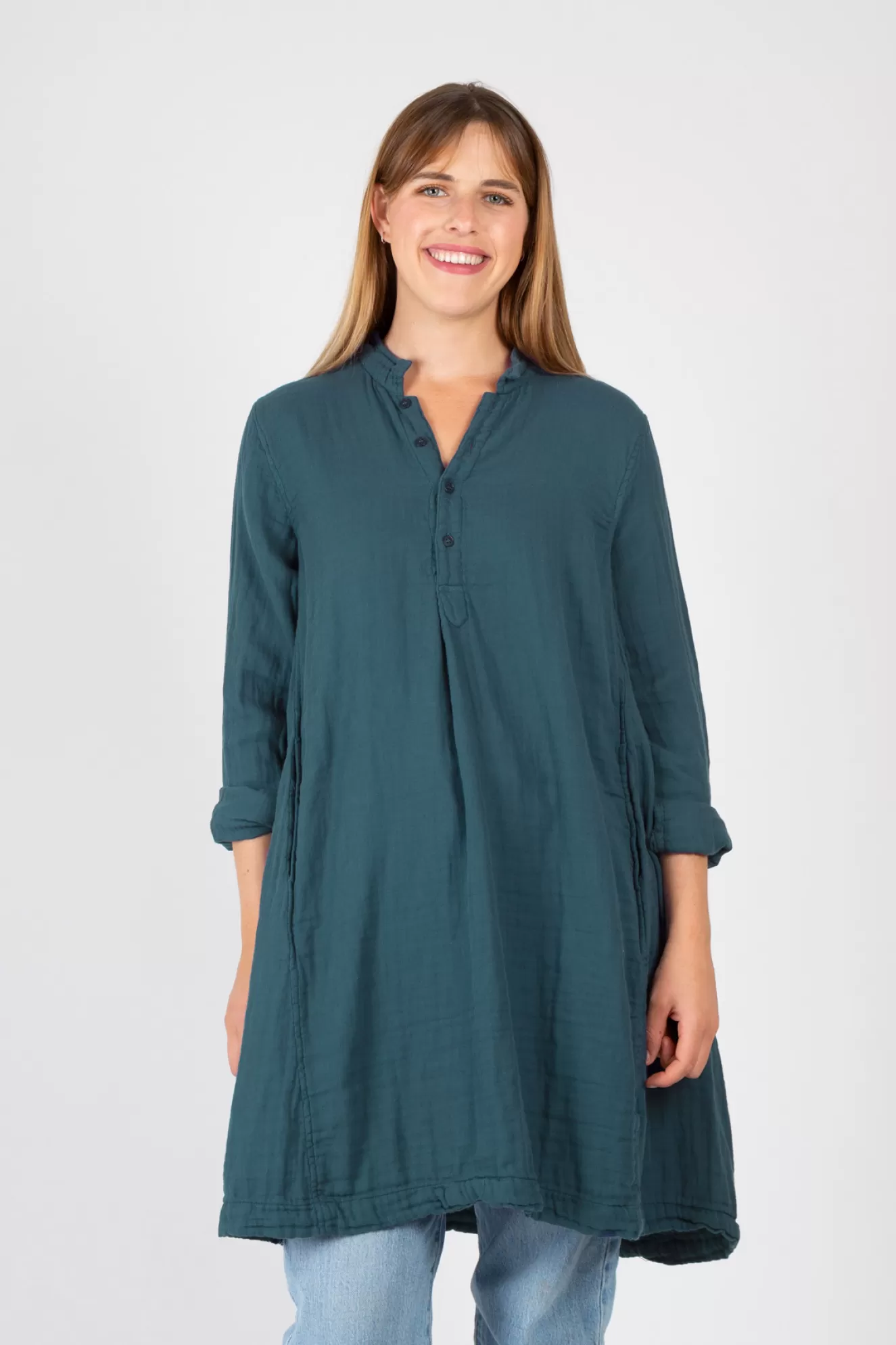 * Tunics>Cp Shades. Jasmine Tunic. Blue-Green