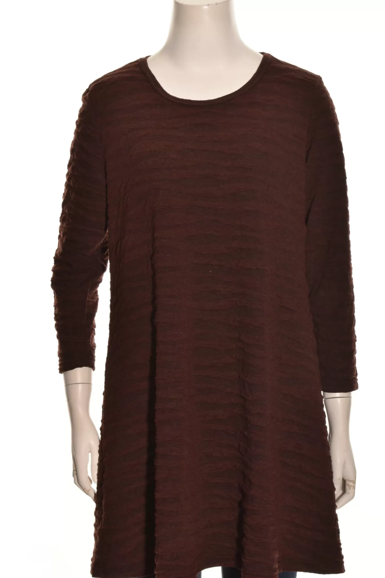 * Tunics>Cut Loose. 3/4 Sleeve Tunic. Cognac