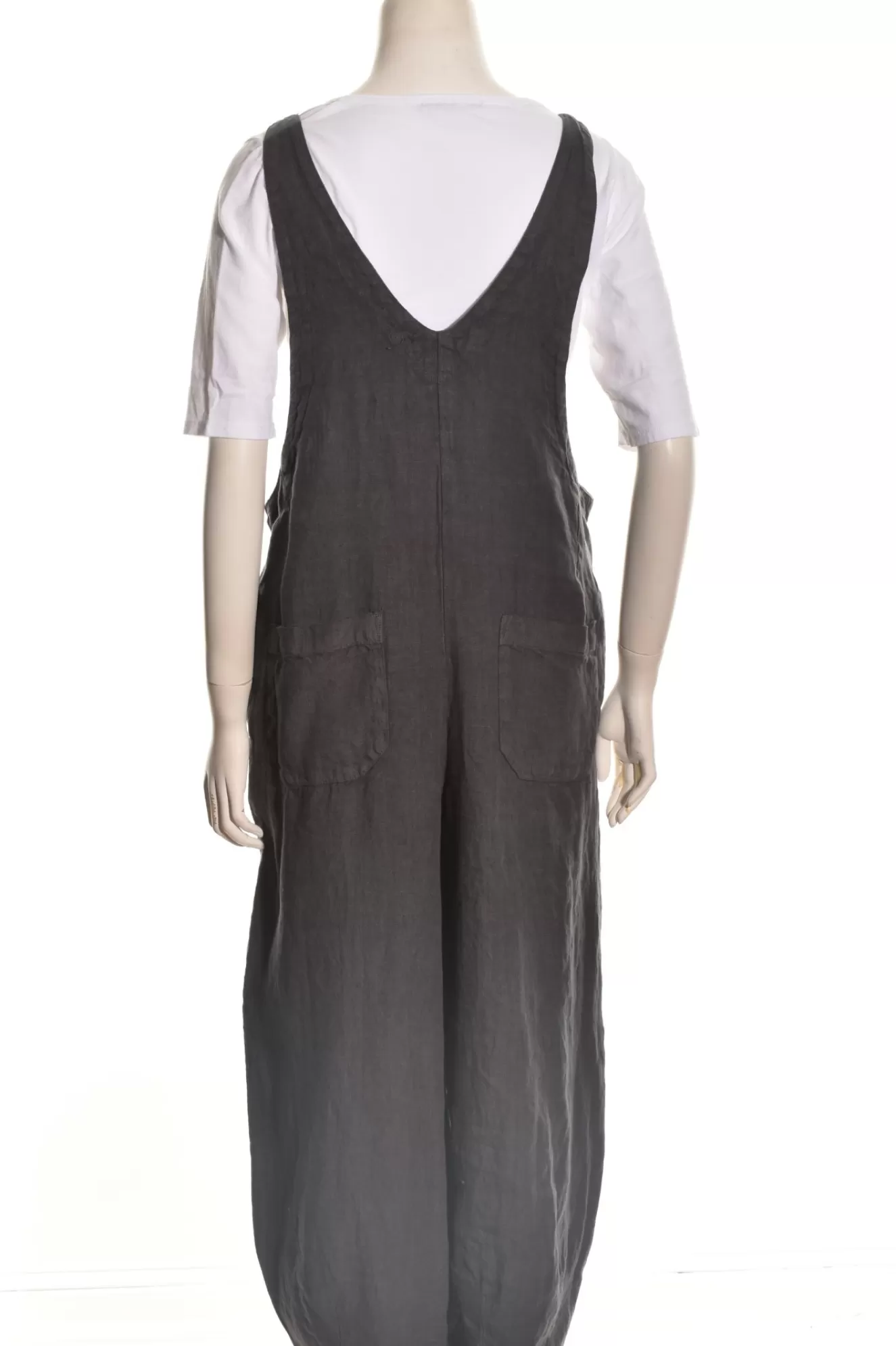 * Overalls>Cut Loose. Solid Linen Overall. Iron