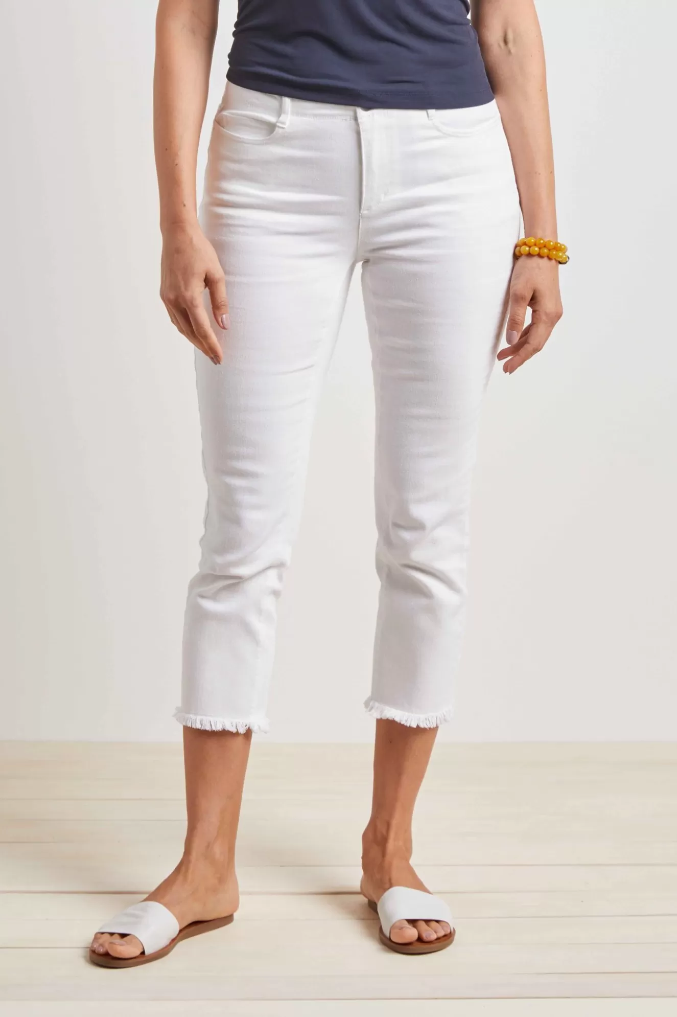 * Jeans>Habitat. Capri Jean. White