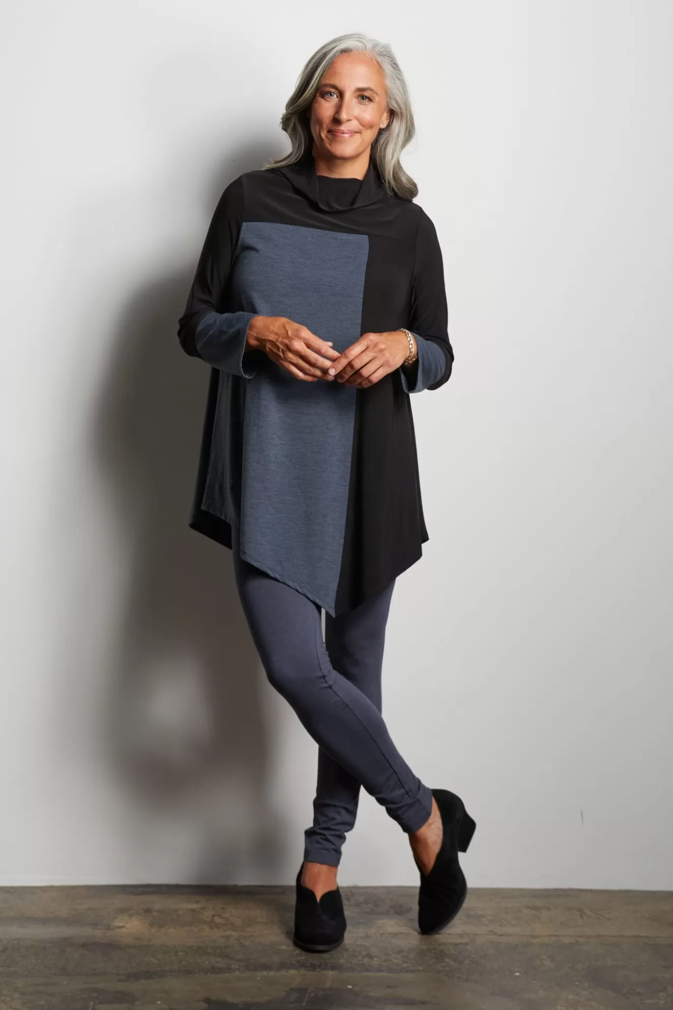 * Tunics>Liv. By Habitat. Chloe Tunic. Steel