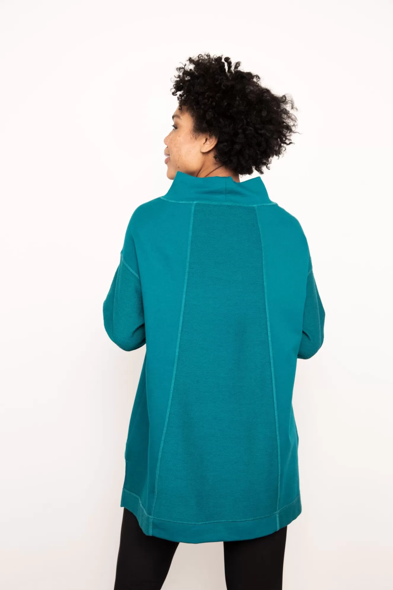 * Tunics>Liv. By Habitat. French Terry Unwind Tunic. Jewel