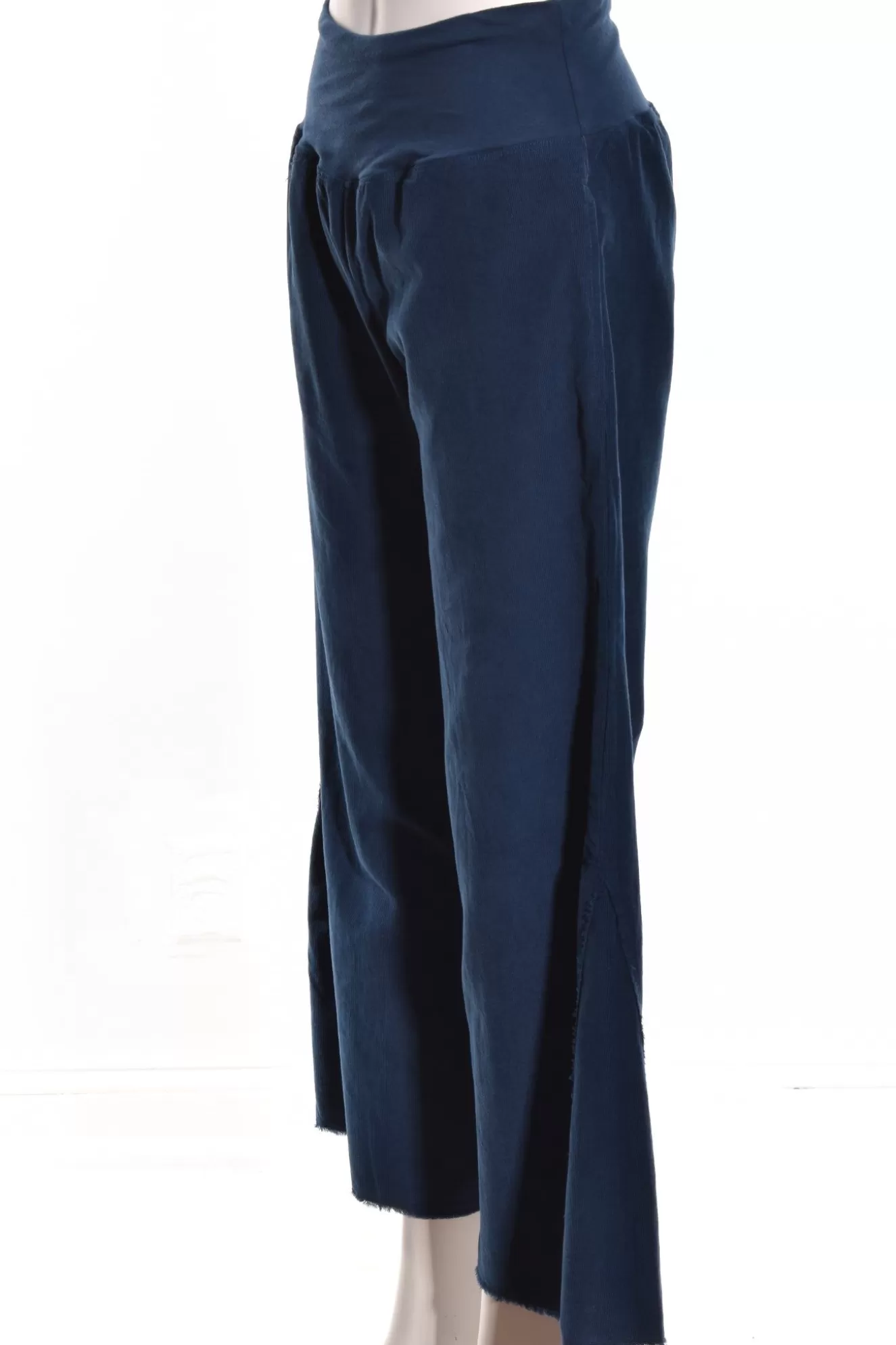 * Pants>Luna Luz. Wide Leg Cord Pant. Navy-2