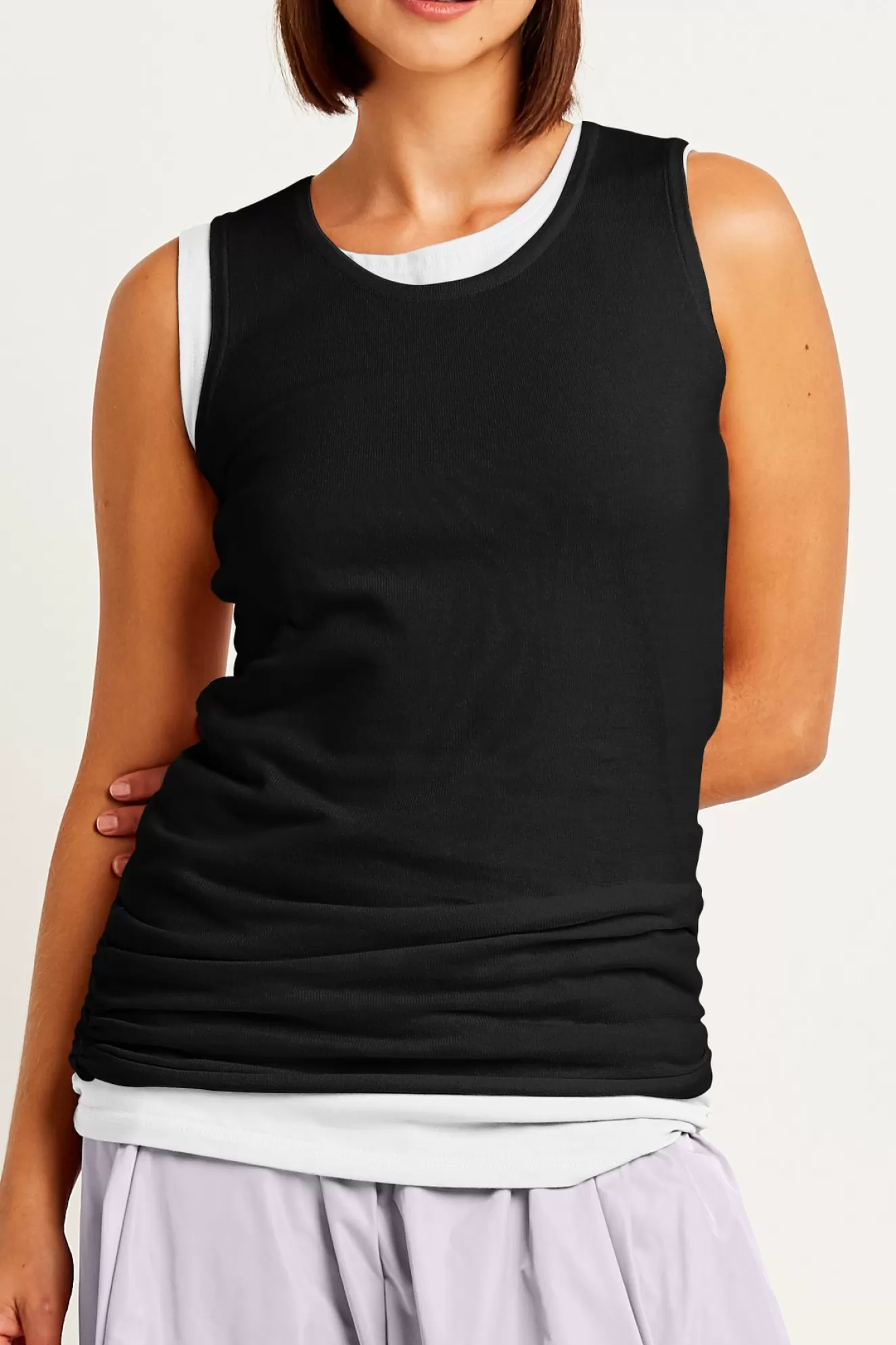 * Tanks>Planet. Rouched Tank. Black