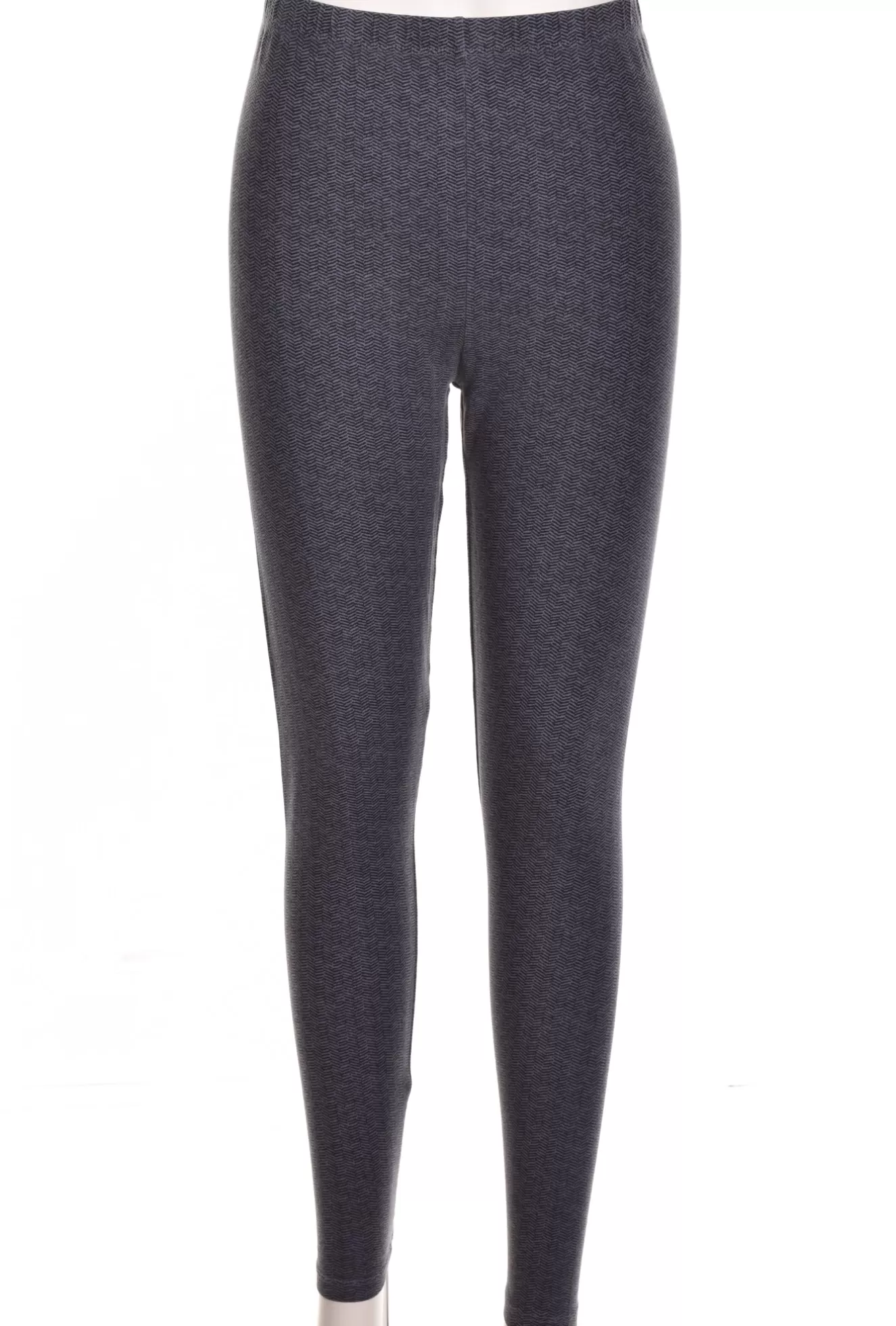 * Leggings>Prairie Cotton. Herringbone High Rise Legging. . Deepwater