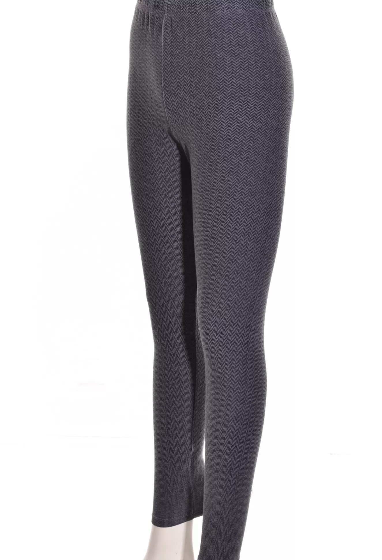 * Leggings>Prairie Cotton. Herringbone High Rise Legging. . Deepwater