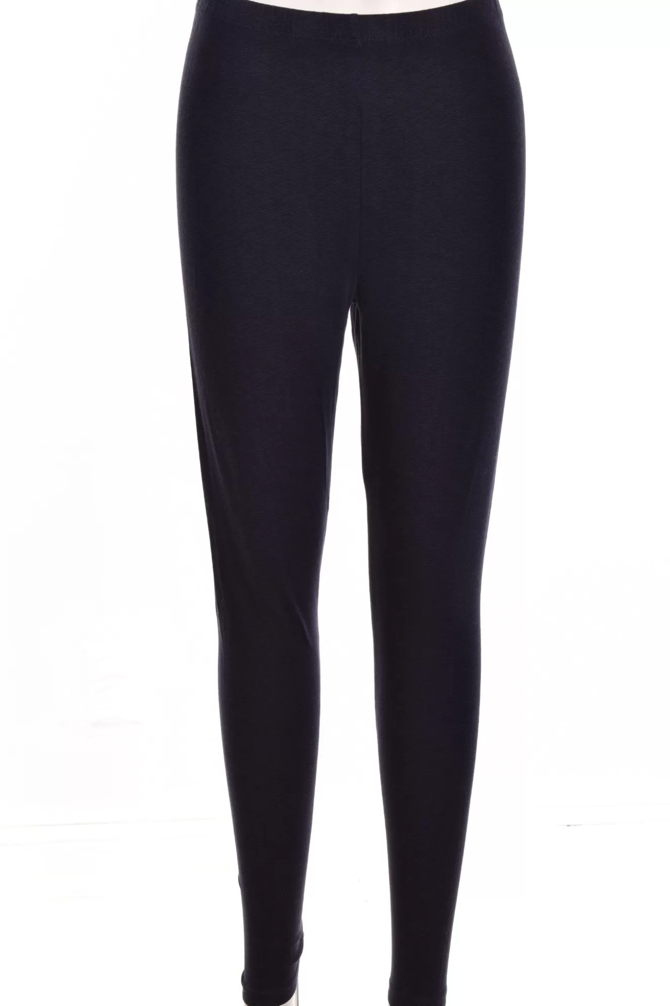 * Leggings>Prairie Cotton. High Rise Leggings. In Herringbone Navy/Black. Navy-2