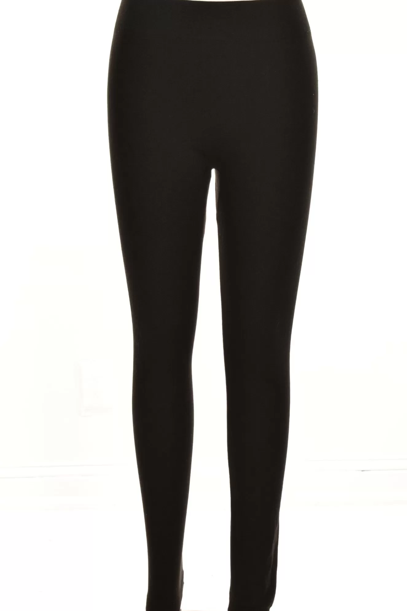 * Leggings>Pure Essence. Full Length Bamboo Fleece Lined Legging. Black