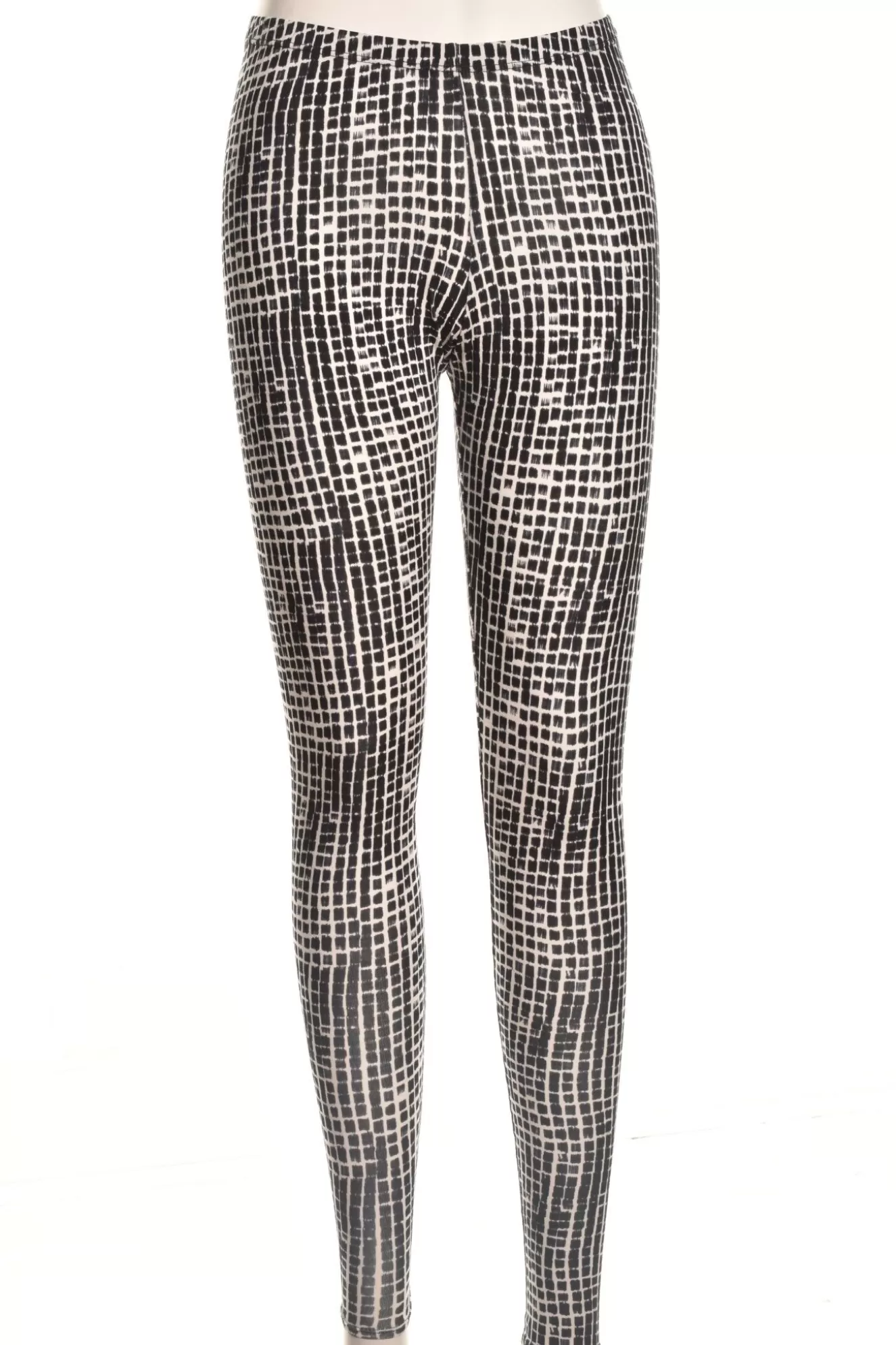 * Leggings>Salaam. Full Length Legging. Black-White